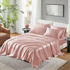 Madison Park Essentials Satin Wrinkle Resistant Pillowcase