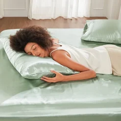 Madison Park Essentials Satin Wrinkle Resistant Pillowcase