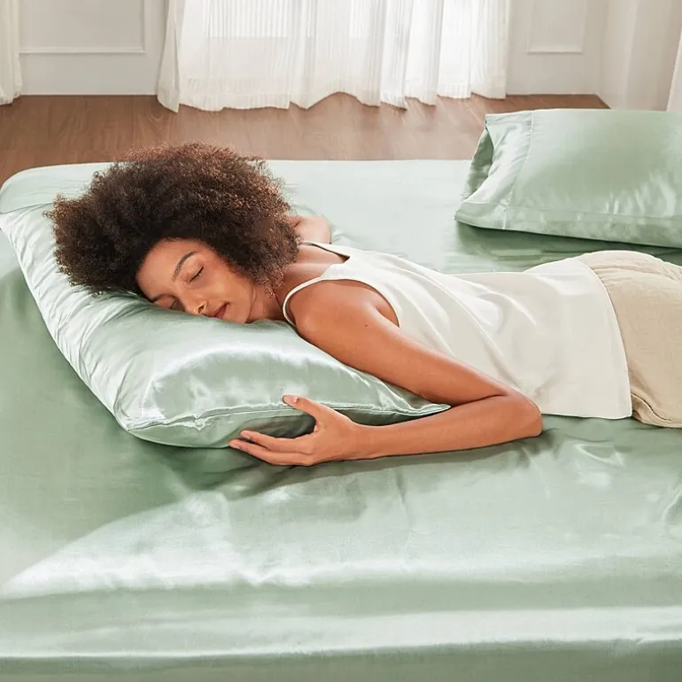 Madison Park Essentials Satin Wrinkle Resistant Pillowcase