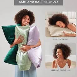 Madison Park Essentials Satin Wrinkle Resistant Pillowcase