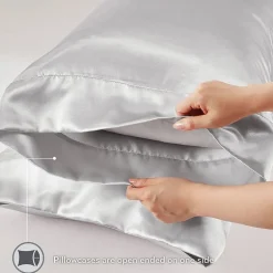 Madison Park Essentials Satin Wrinkle Resistant Pillowcase