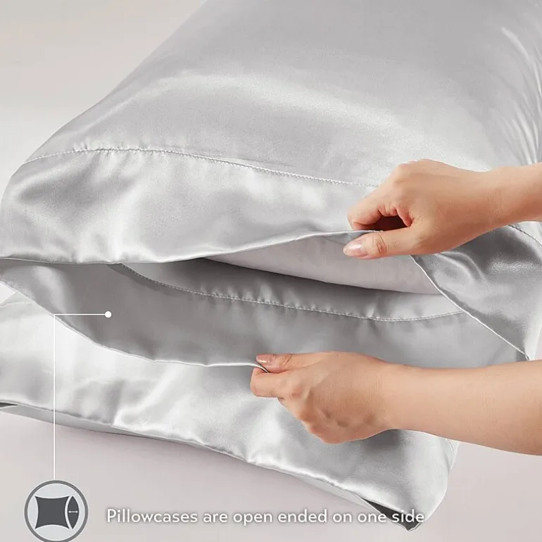 Madison Park Essentials Satin Wrinkle Resistant Pillowcase