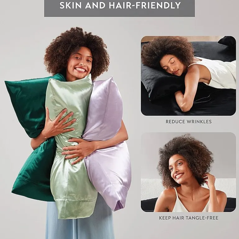 Madison Park Essentials Satin Wrinkle Resistant Pillowcase