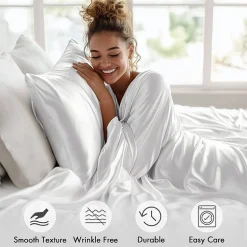 Madison Park Essentials Solid Satin 6-pc. Sheet Set