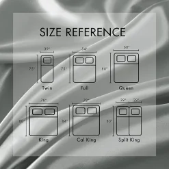 Madison Park Essentials Solid Satin 6-pc. Sheet Set