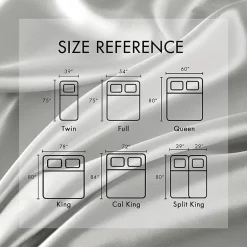 Madison Park Essentials Solid Satin 6-pc. Sheet Set