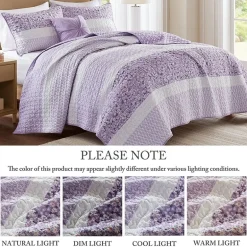 Madison Park Evian Seersucker 4-pc. Hypoallergenic Quilt Set