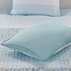 Madison Park Evian Seersucker 4-pc. Hypoallergenic Quilt Set