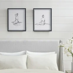 Madison Park Feminine Figures 2-pc. Framed Wall Art Set