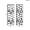 Madison Park Florian Carved Panel Décor 2-pc. Wall Art Set