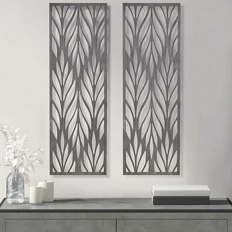 Madison Park Florian Carved Panel Décor 2-pc. Wall Art Set