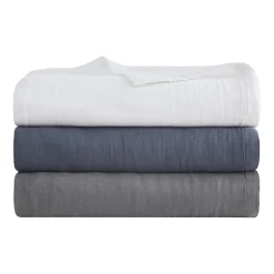 Madison Park Gauze 100% Cotton Lightweight Blanket