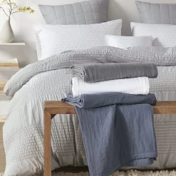 Madison Park Gauze 100% Cotton Lightweight Blanket