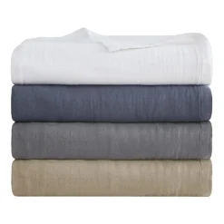Madison Park Gauze 100% Cotton Lightweight Blanket