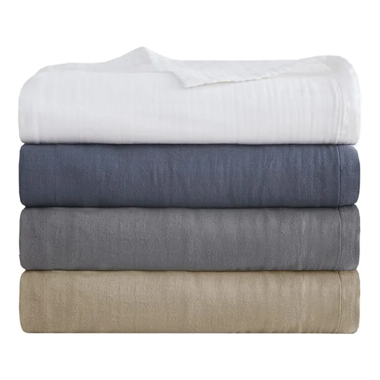 Madison Park Gauze 100% Cotton Lightweight Blanket