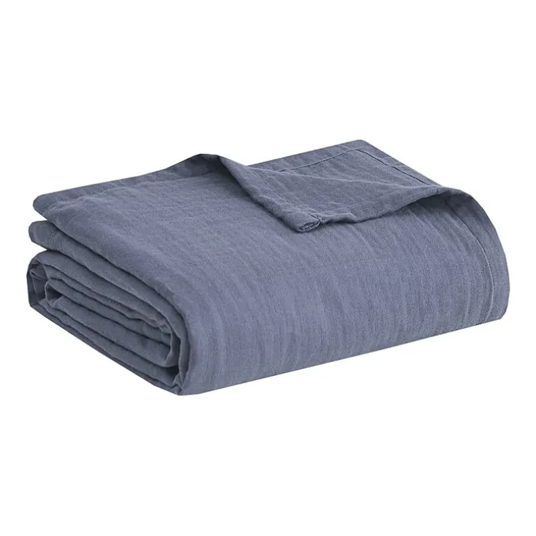 Madison Park Gauze 100% Cotton Lightweight Blanket