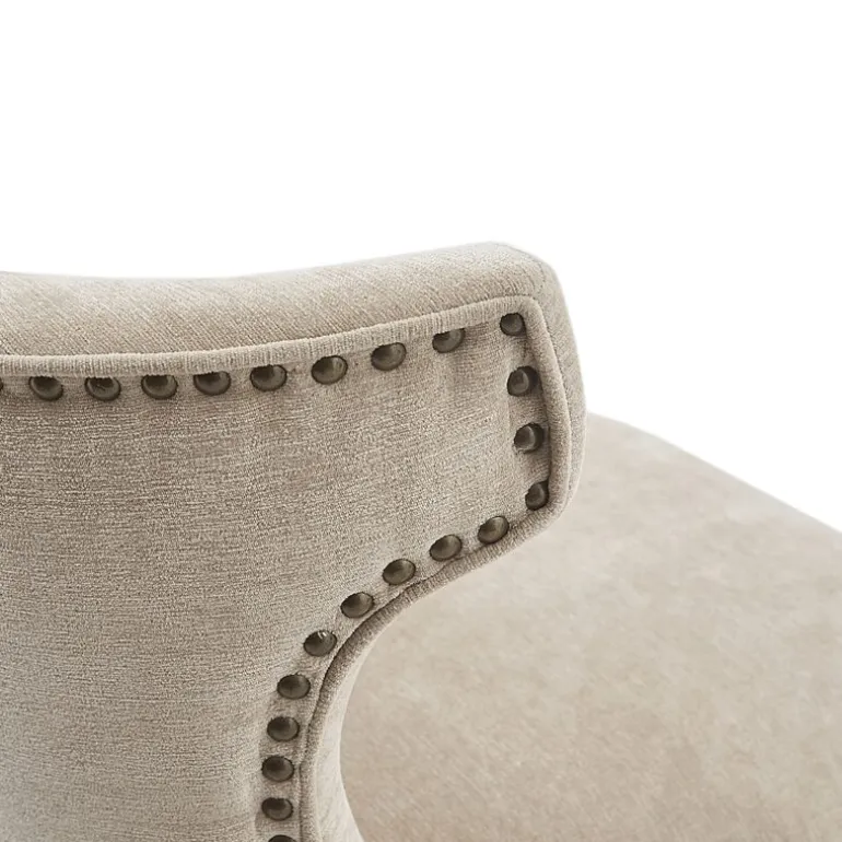 Madison Park Janet Counter Height Upholstered Swivel Bar Stool