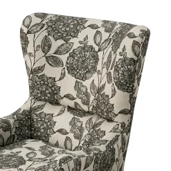Madison Park Leda Winged-Arm Accent Chair