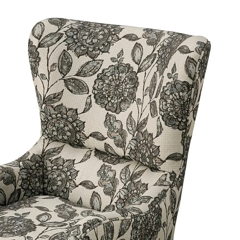 Madison Park Leda Winged-Arm Accent Chair