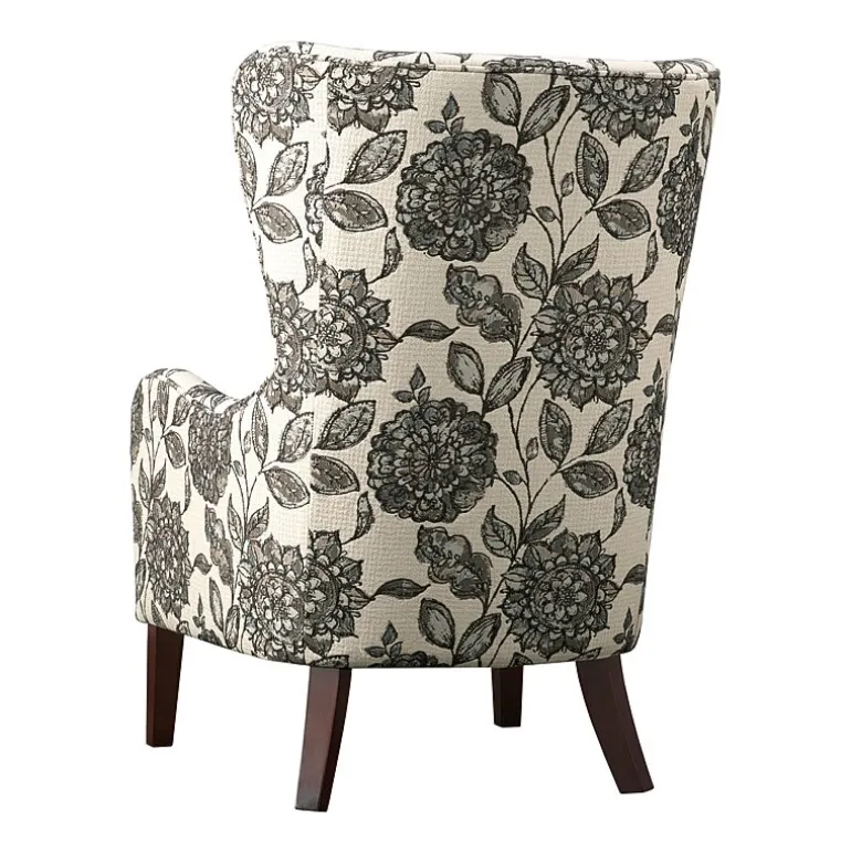 Madison Park Leda Winged-Arm Accent Chair