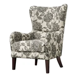 Madison Park Leda Winged-Arm Accent Chair