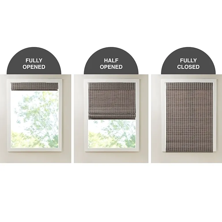 Madison Park Lyndon Cordless Light-Filtering Roman Shade