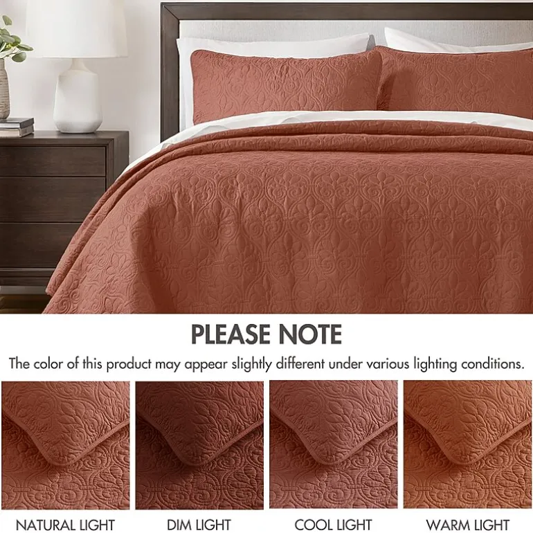 Madison Park Mansfield Antimicrobial Treated Reversible Quilt Set