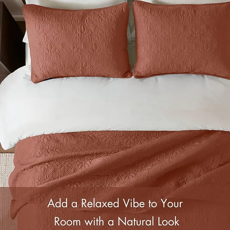 Madison Park Mansfield Antimicrobial Treated Reversible Quilt Set