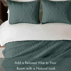 Madison Park Mansfield Antimicrobial Treated Reversible Quilt Set