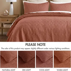 Madison Park Mansfield Oversized Antimicrobial Treated 3pc Bedspread Set