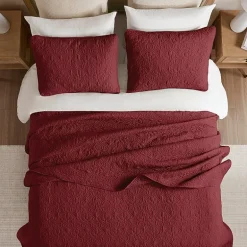 Madison Park Mansfield Oversized Antimicrobial Treated 3pc Bedspread Set