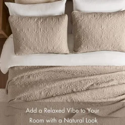 Madison Park Mansfield Oversized Antimicrobial Treated 3pc Bedspread Set