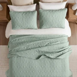 Madison Park Mansfield Oversized Antimicrobial Treated 3pc Bedspread Set