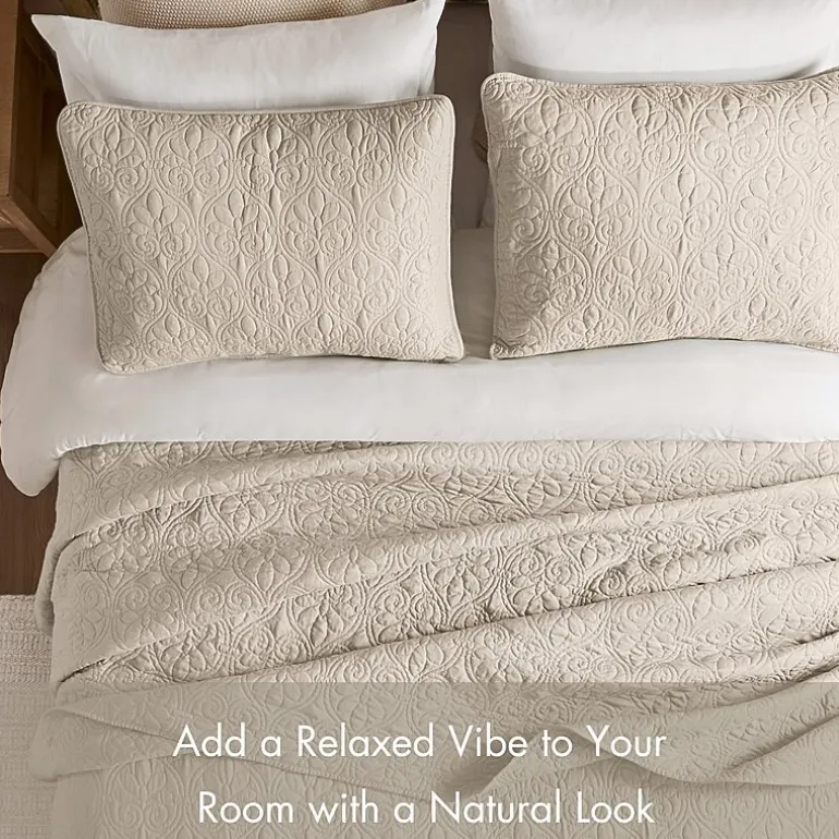 Madison Park Mansfield Oversized Antimicrobial Treated 3pc Bedspread Set