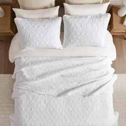 Madison Park Mansfield Oversized Antimicrobial Treated 3pc Bedspread Set