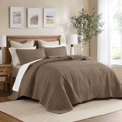 Madison Park Mansfield Oversized Antimicrobial Treated 3pc Bedspread Set