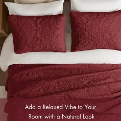 Madison Park Mansfield Oversized Antimicrobial Treated 3pc Bedspread Set