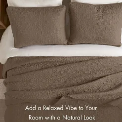 Madison Park Mansfield Oversized Antimicrobial Treated 3pc Bedspread Set