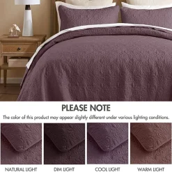 Madison Park Mansfield Oversized Antimicrobial Treated 3pc Bedspread Set