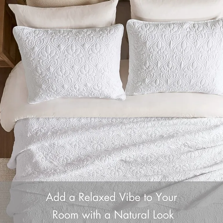 Madison Park Mansfield Oversized Antimicrobial Treated 3pc Bedspread Set