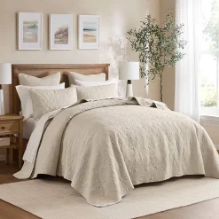 Madison Park Mansfield Oversized Antimicrobial Treated 3pc Bedspread Set