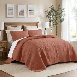 Madison Park Mansfield Oversized Antimicrobial Treated 3pc Bedspread Set