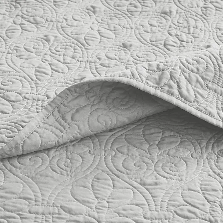 Madison Park Mansfield Oversized Antimicrobial Treated 3pc Bedspread Set