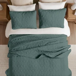 Madison Park Mansfield Oversized Antimicrobial Treated 3pc Bedspread Set