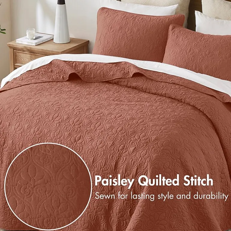Madison Park Mansfield Oversized Antimicrobial Treated 3pc Bedspread Set