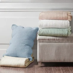 Madison Park Marino 3-Pc Reversible Scalloped Edge Quilt Set