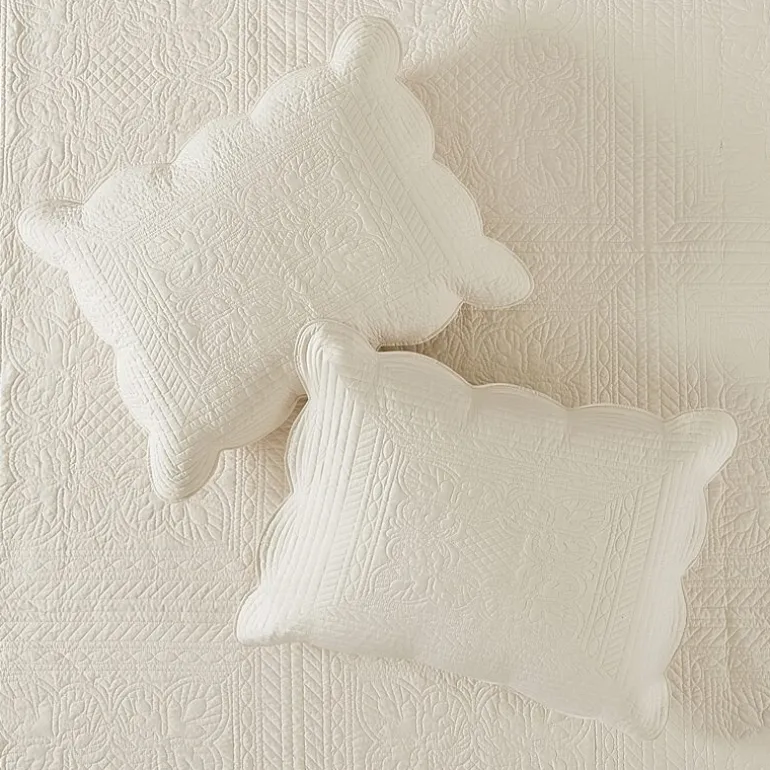 Madison Park Marino 3-Pc Reversible Scalloped Edge Quilt Set
