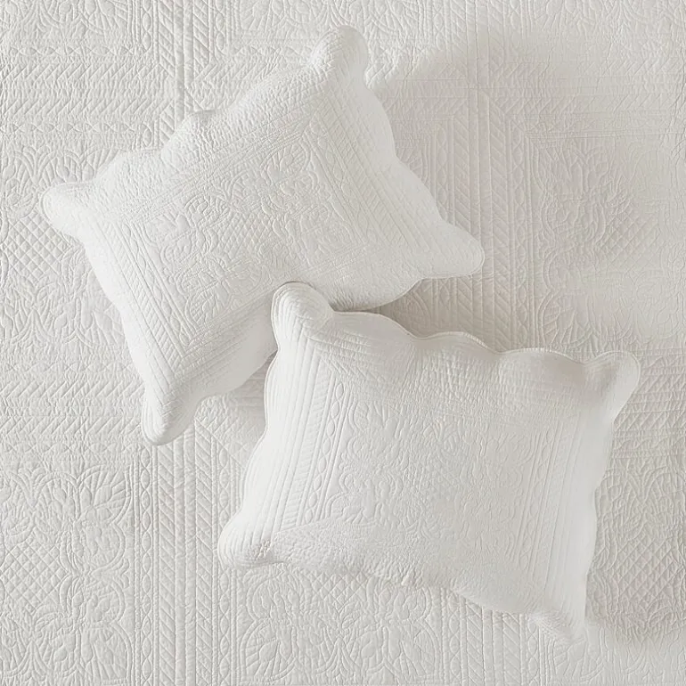 Madison Park Marino 3-Pc Reversible Scalloped Edge Quilt Set