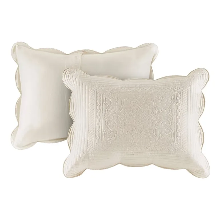 Madison Park Marino 3-Pc Reversible Scalloped Edge Quilt Set