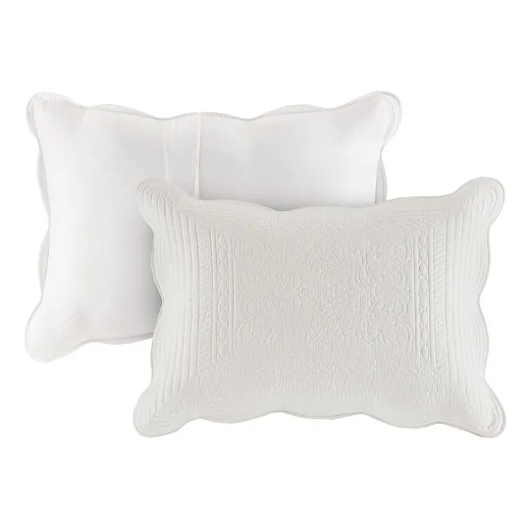 Madison Park Marino 3-Pc Reversible Scalloped Edge Quilt Set